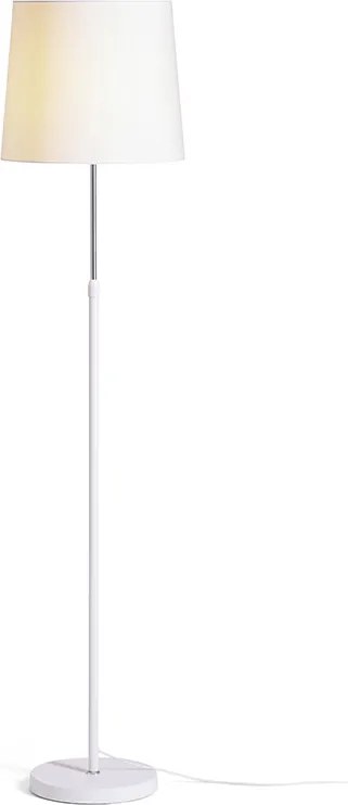 RENDL EMMETT állólámpa talapzat fehér króm 230V LED E27 15W