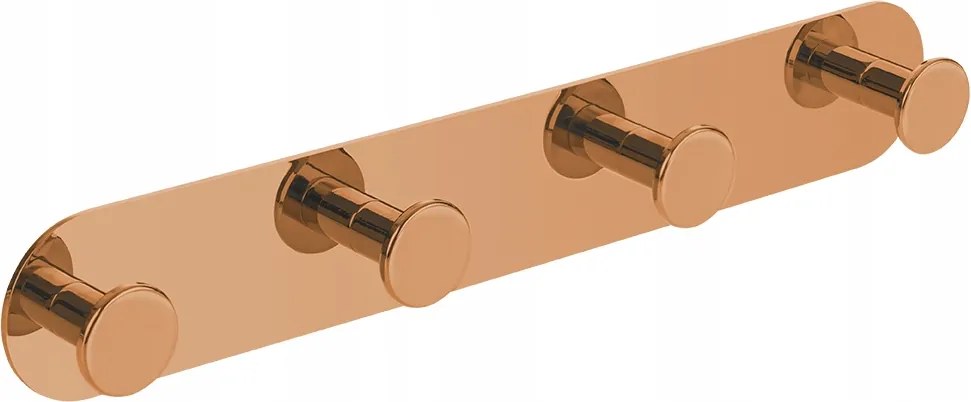 Törölközőtartó Négyszögletes Acél Rozé Arany Laveo Miri