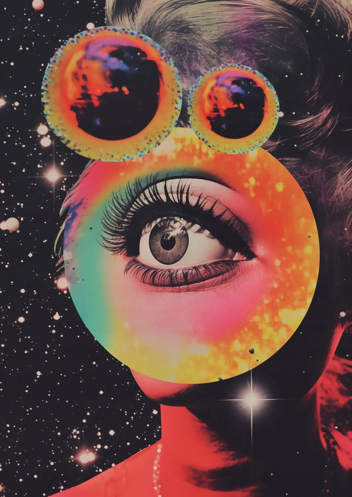 Poszter 29,7x42cm Szem az űrben