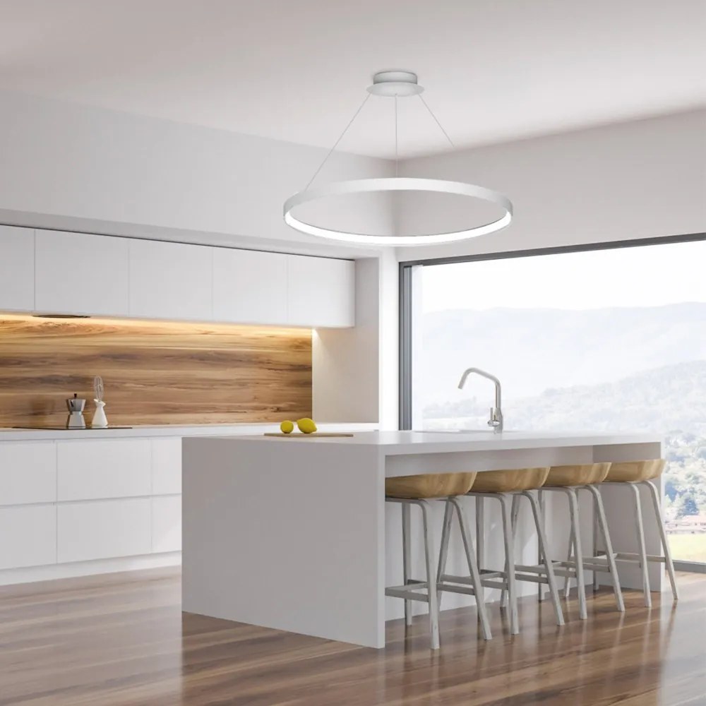 ZUMA LINE LA0716-1WH CIRCLE Modern Led Függesztett Lámpa LED IP20