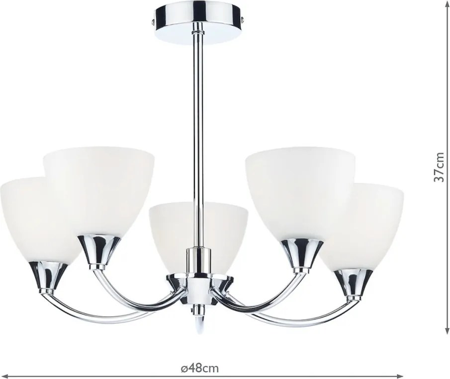 DAR LIGHTING WAT0550-LED WATSON Modern Csillár Csiszolt Króm LED IP20