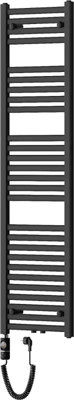 Mexen Hades elektromos radiátor 1500 x 400 mm, 600 W, fekete - W104-1500-400-2600-70