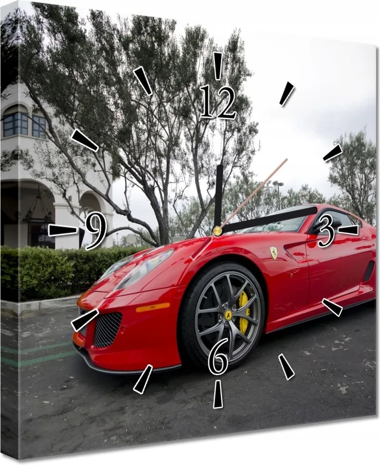 Falióra 30x30 Piros Ferarri