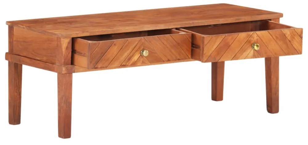 tömör akácfa TV-szekrény 110 x 40 x 41 cm