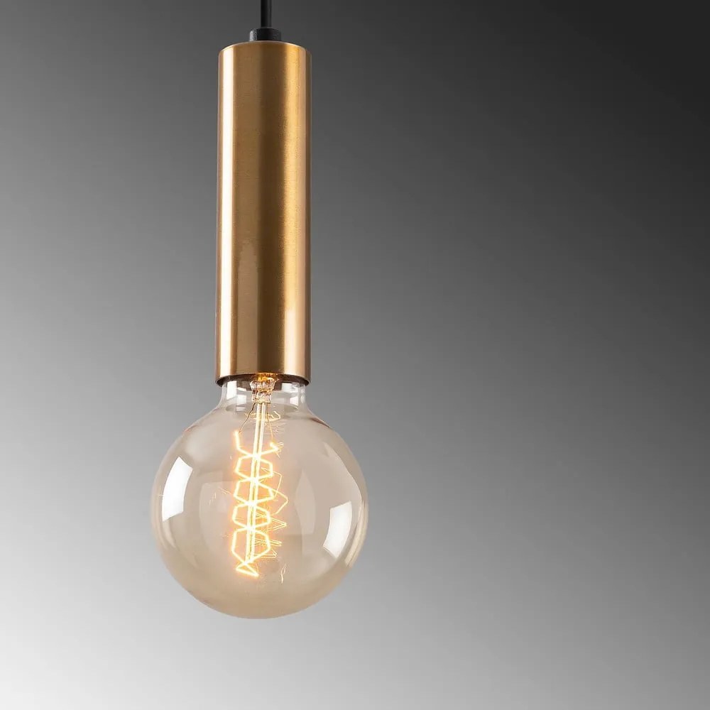 Aranyszínű függőlámpa ø 4 cm Tempo – Opviq lights