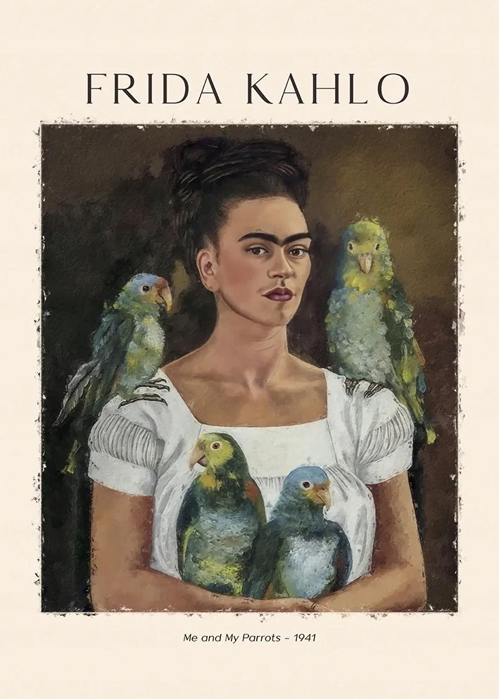 Frida Kahlo Önarckép Poszter 30x40cm #321