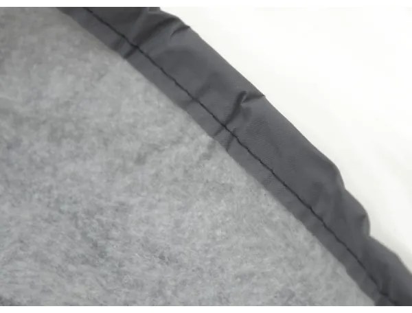 Szürke tűzrakó fedél 93x58 cm