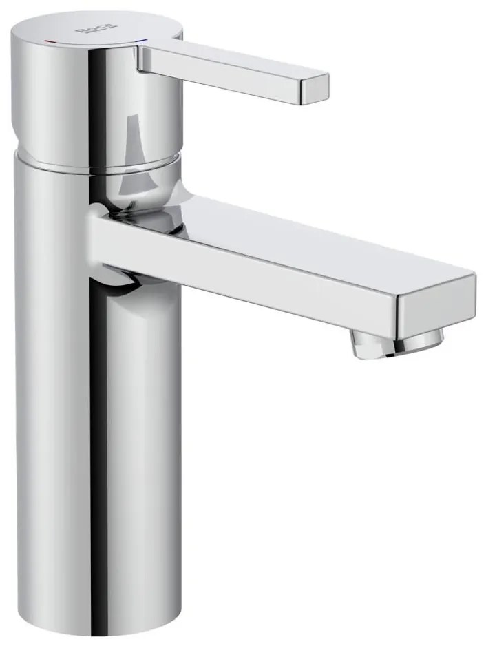 Roca A5A3296C00 - Mosdócsaptelep + NAIA leeresztő, 16,7 cm, fényes króm