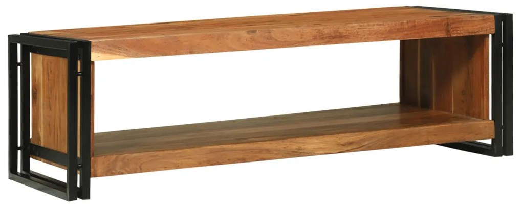 dohányzóasztal 120x50x38 cm Tömör akácfa