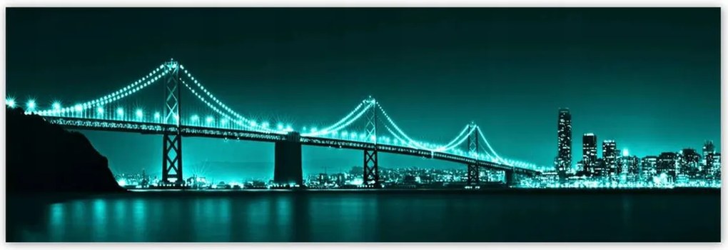 Poszterek 200x66 Türkiz kilátás híd