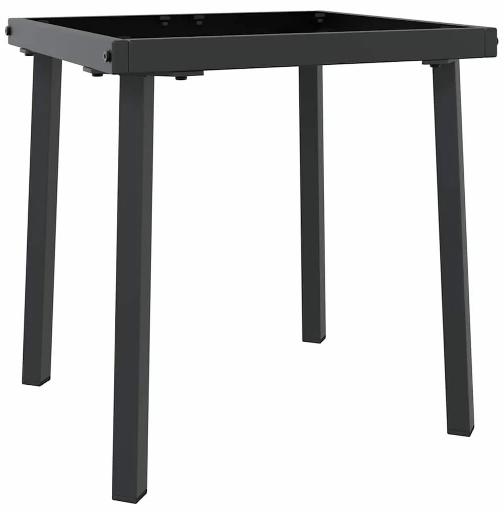 Napágyak 3 pcs Fekete és Fehér 40 x 40 x 40.5 cm polirattan
