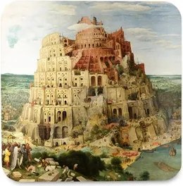 Bögrealátét Bábel torony Pieter Bruegel idősebb