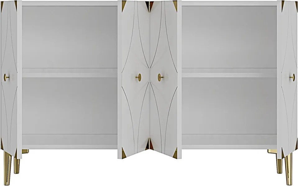 Alfa 120 - White, Gold