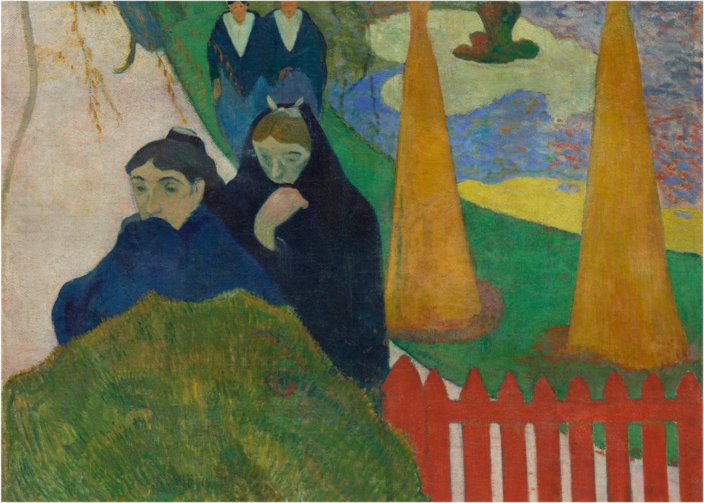 Üveg kép - Paul Gauguin, Arlésiennes (Mistral) , reprodukciók (70x50 cm)