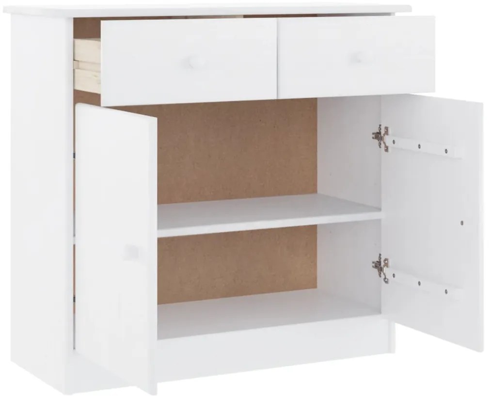 ALTA tömör fenyőfa TV-szekrény 77x35x73 cm