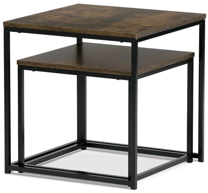 Lerakóasztal 50 × 50 × 52 cm, MDF, öregfa AF-076 OLW