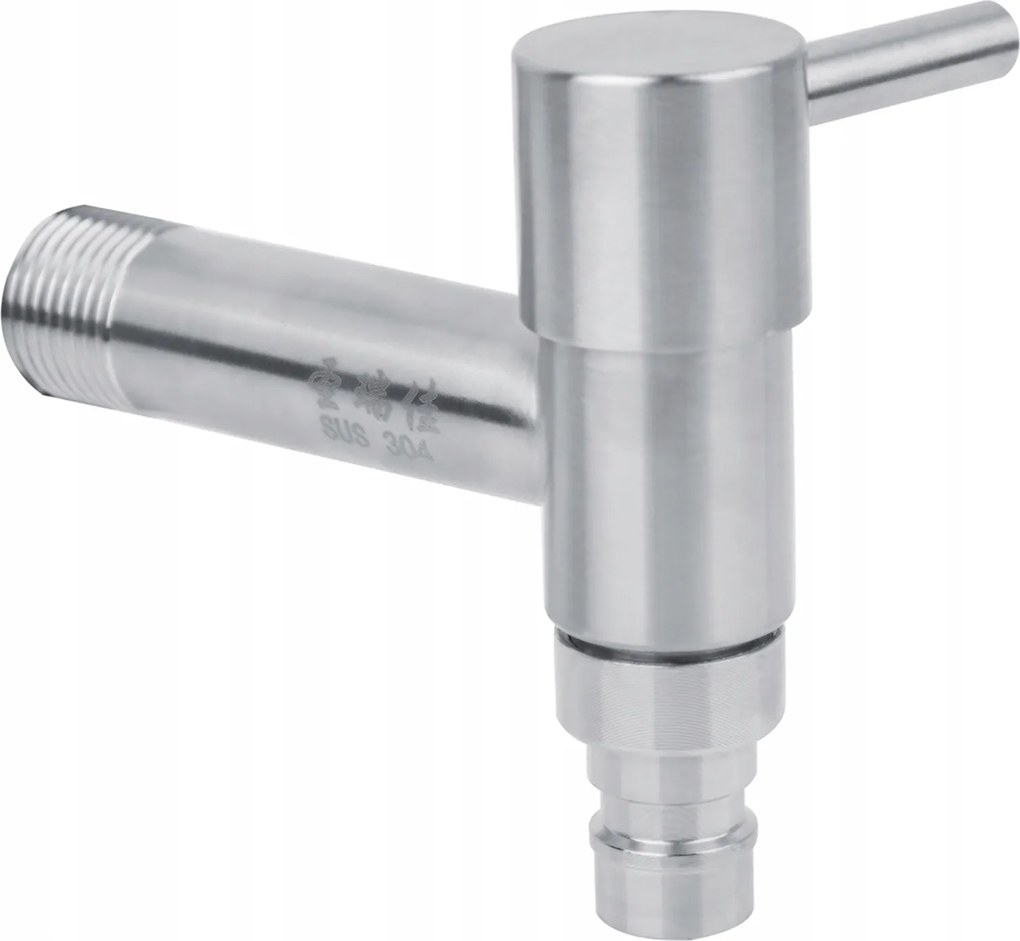 G1/2 Ezüst Színű Réz Falra Szerelhető Egykaros Csap