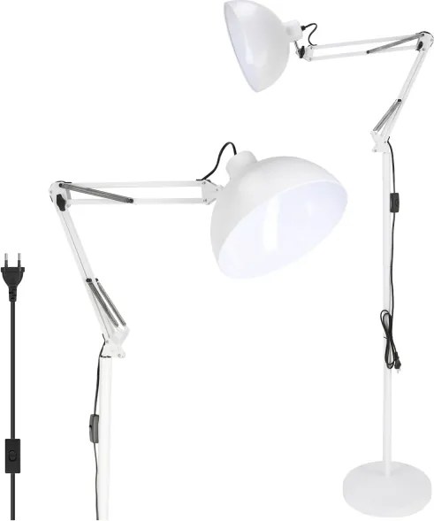 Brilagi - Rugalmas állólámpa TASKER 1xE27/60W/230V 157 cm fehér