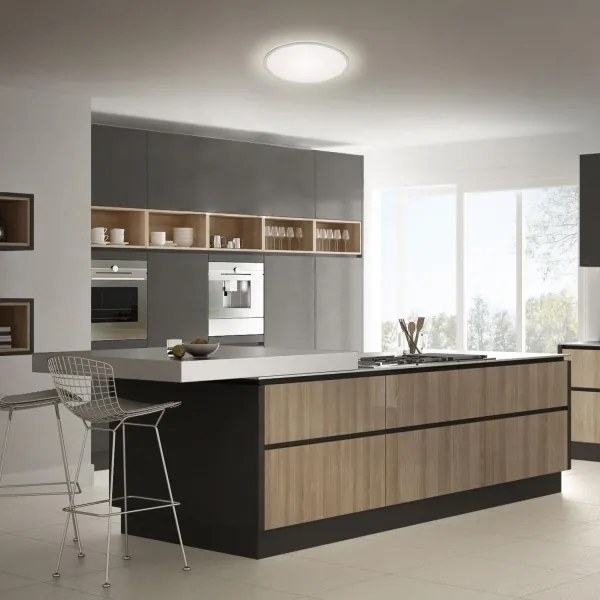 Briloner 3046-014 - LED Mennyezeti lámpa LED/15W/230V 4000K átm. 28 cm ezüst