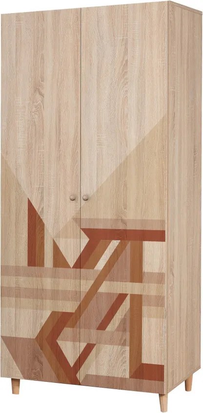 Lidya gardróbszekrény, 90 cm – TR869VEL8672
