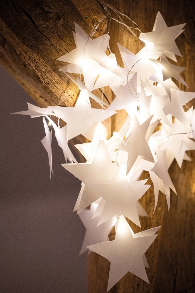 Függesztett LED fényfüzér DOUBLE STAR