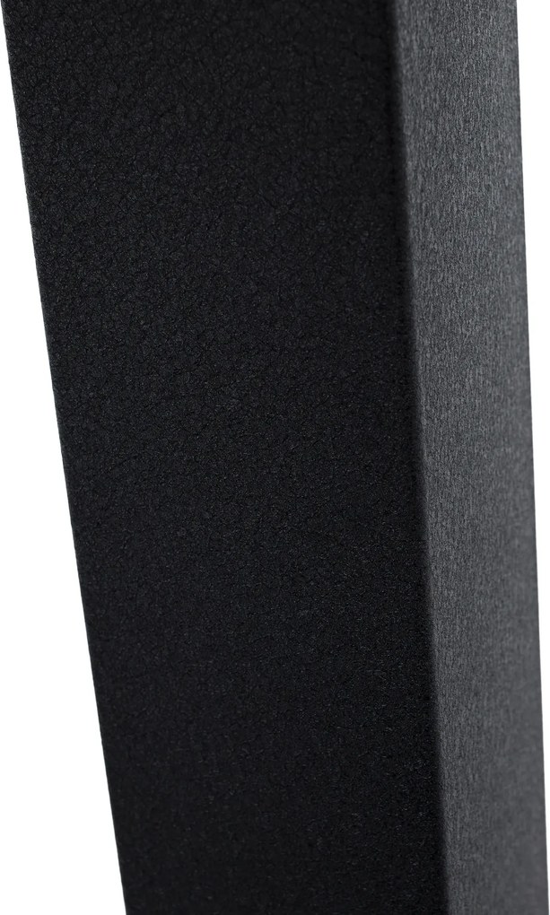 Bisztró asztal, tölgy sonoma/fekete, 70x70 cm, RINALDO TYP 1