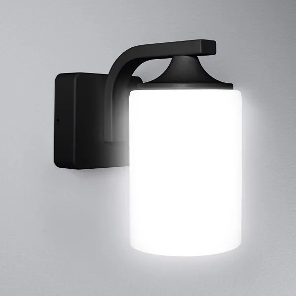 Ledvance - Kültéri fali lámpa CYLINDER 1xE27/60W/230V IP43 fekete