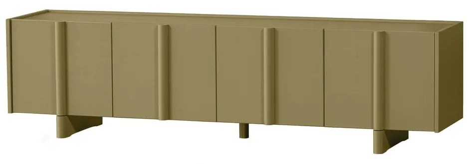 Khaki borovi fenyő TV-állvány 200x53x46 cm Basu – WOOOD