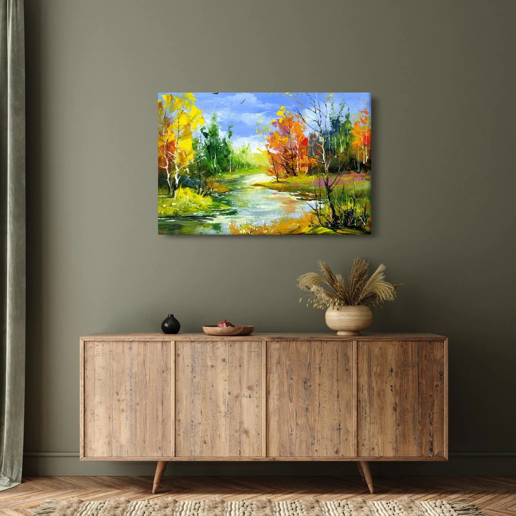 Kép - Tájfestés (90x60 cm)