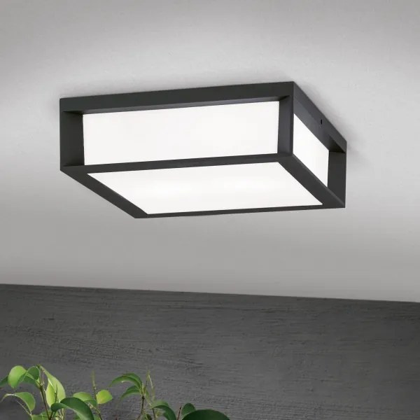 Orion - HENRY kültéri lámpa 2xE27/15W/230V 26x26 cm IP44 antracit