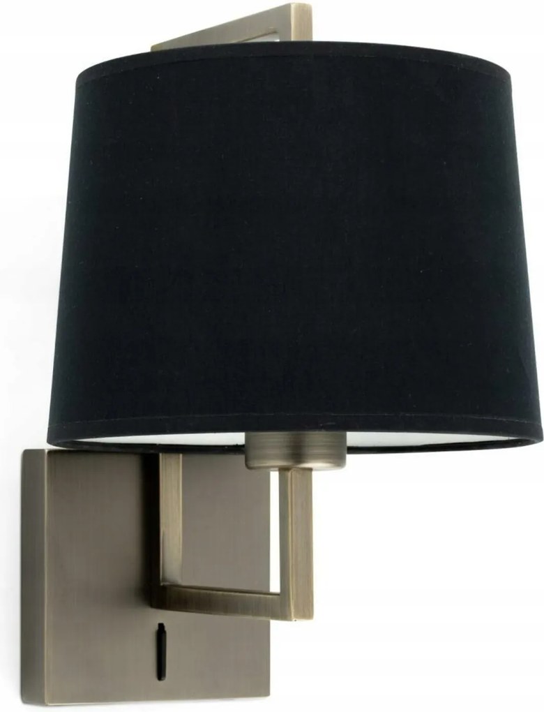 Faro Frame fali lámpa, antik arany/fekete, E27, modern dizájn