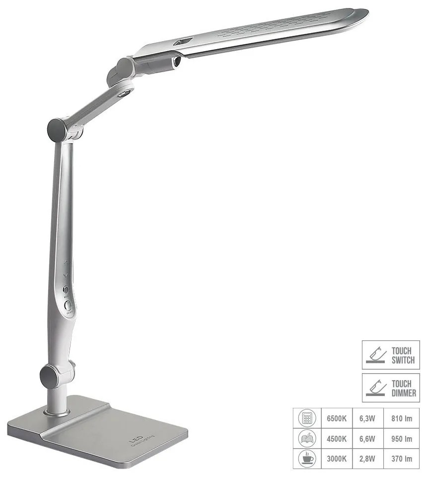 Prezent MENTOR I. 31208 Asztali lámpa 1x9W/LED 489lm IP20
