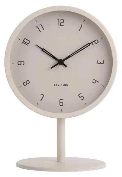 Karlsson 5951WG designer asztali óra 23 cm, szürke