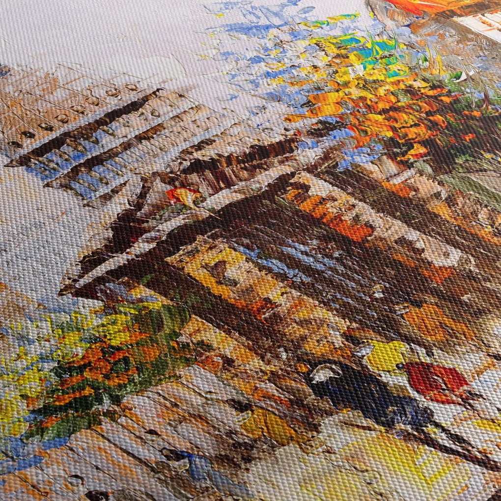 Kép - Festett városi emlékmű (150x105 cm)