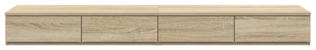 Ágyfiókok fiókkal sonoma tölgy 140 x 36.5 x 16.5 cm Faanyag