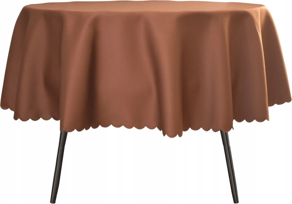 Abrosz Foltálló Kerek 160 CM Barna Csillogó Kör