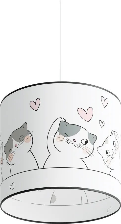 Fehér gyerek lámpa Puss – Sollux