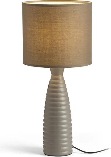 RENDL LAURA asztali lámpa bézsszürke 230V LED E27 15W