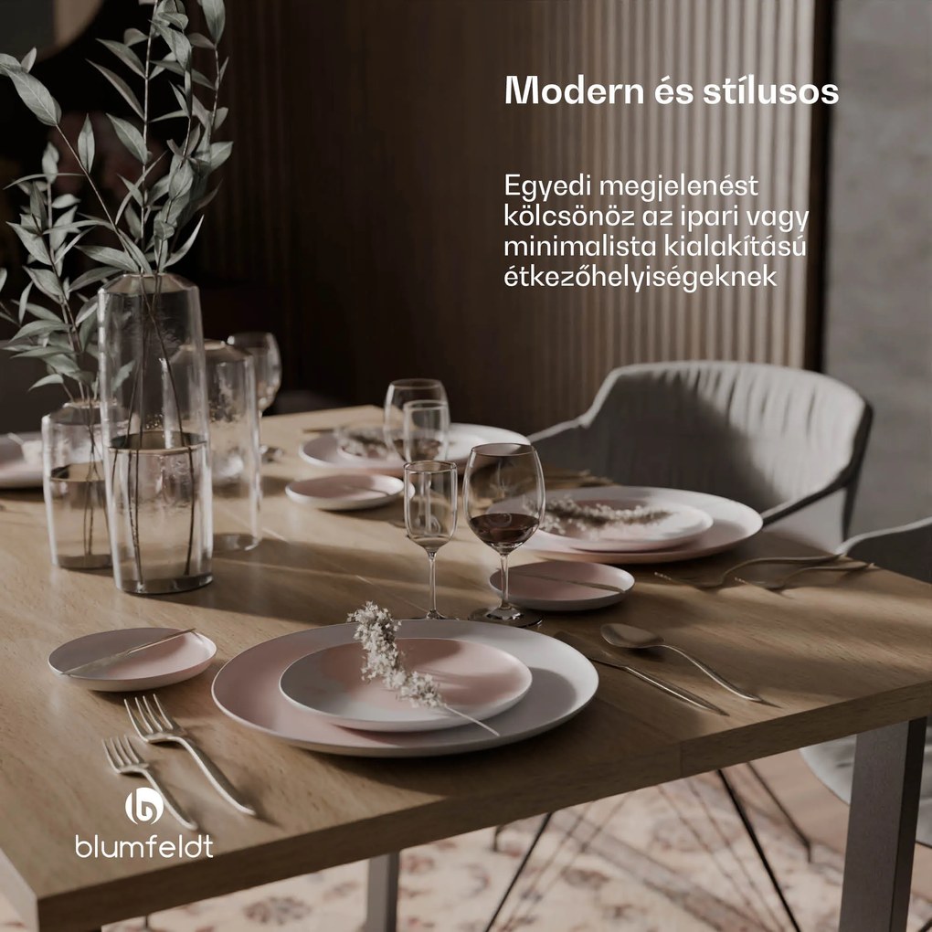 Blumfeldt Bearsdon asztallap 120 x 80 cm konyhához és étkezőhöz, Tartós rétegelt fa