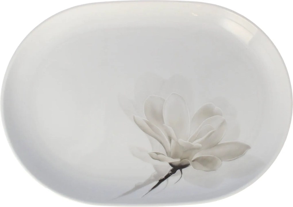 Lubiana Boss Ovális Snack Tál 1 db 28 cm Porcelán Magnólia