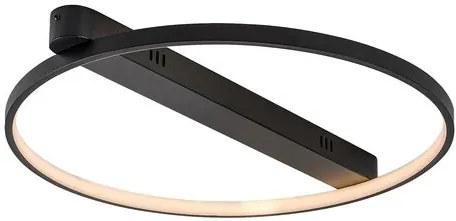 RÁBALUX 71344 BELIZA Modern LED Mennyezeti Lámpa Fekete IP20