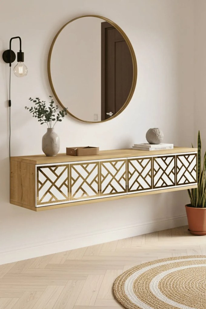 Arex 120 - Sapphire Oak, White, Gold