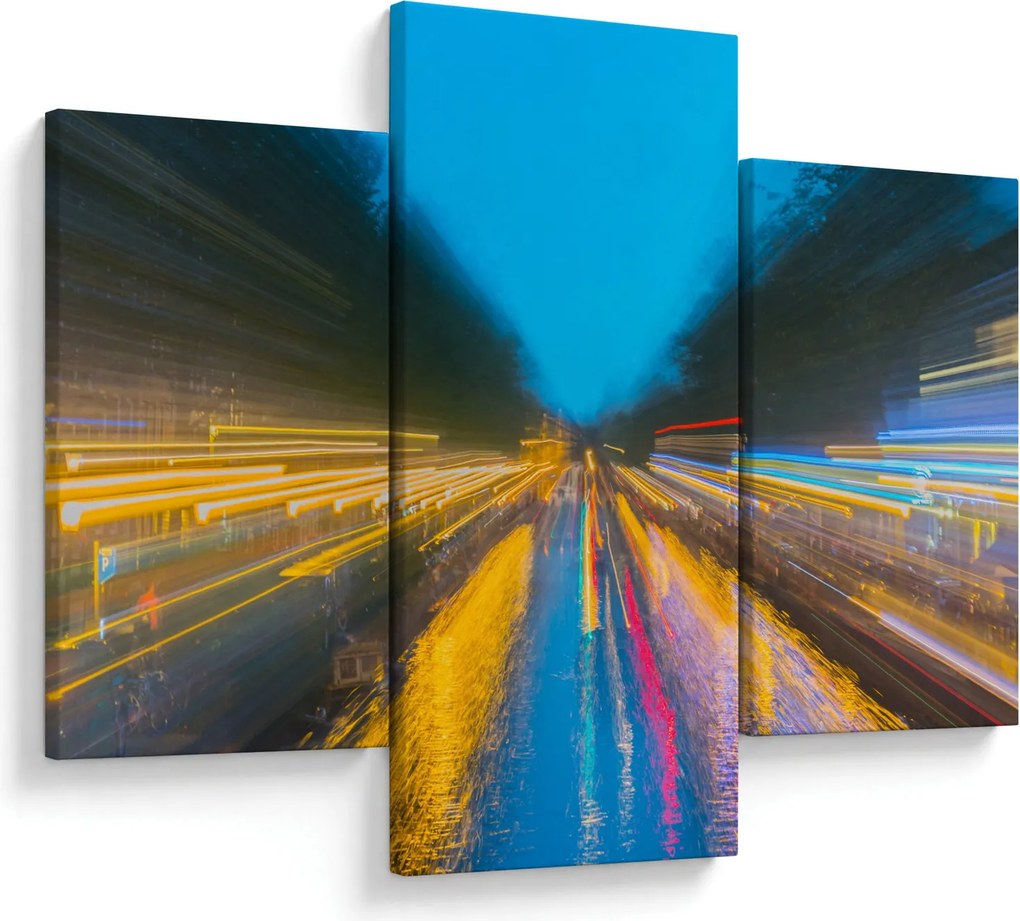Kép - Festmény absztrakció (90x60 cm)