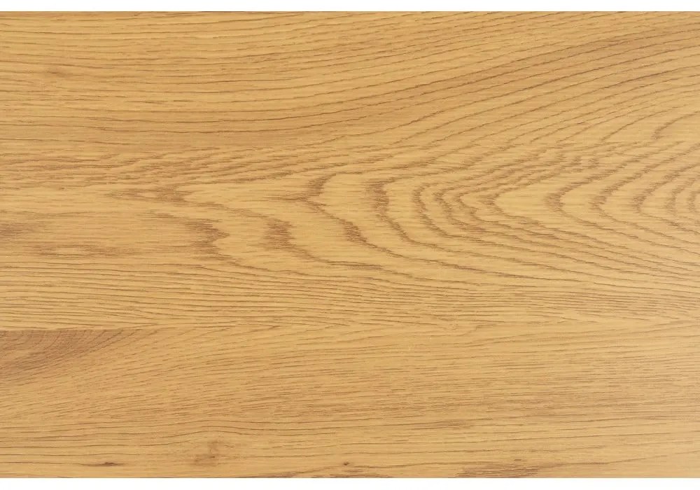 Fekete-natúr színű nyitott ruhásszekrény tölgyfa dekorral 77x165 cm Seaford – Actona