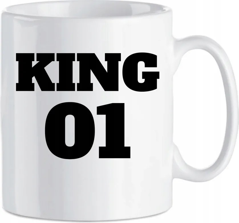 Kerámia bögre Valentin napi ajándék Neki King 01 Valentin nap