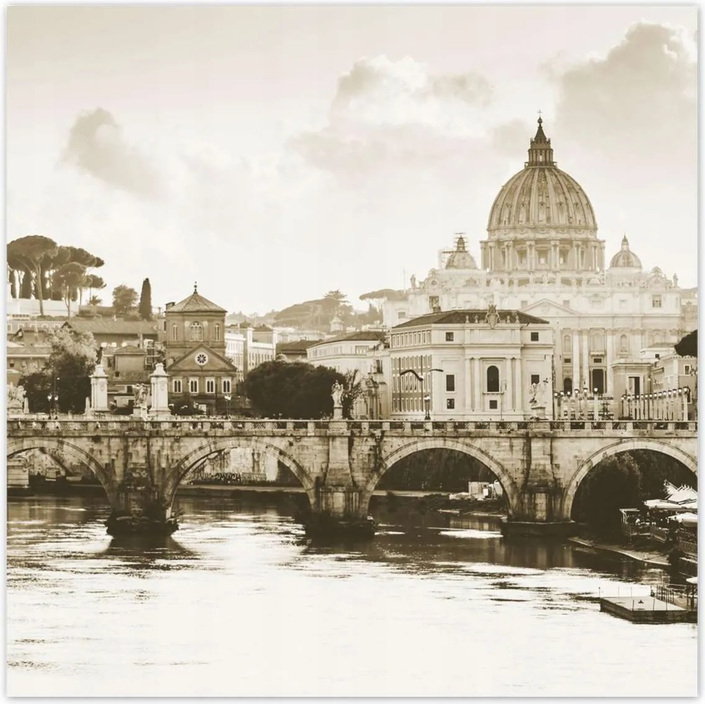 Poszterek 100x100 Róma Vatikán panoráma