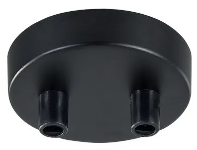 SPR-BASE-R-02-B Universal base Fém Mennyezetrózsa Fekete Színű LED W IP20