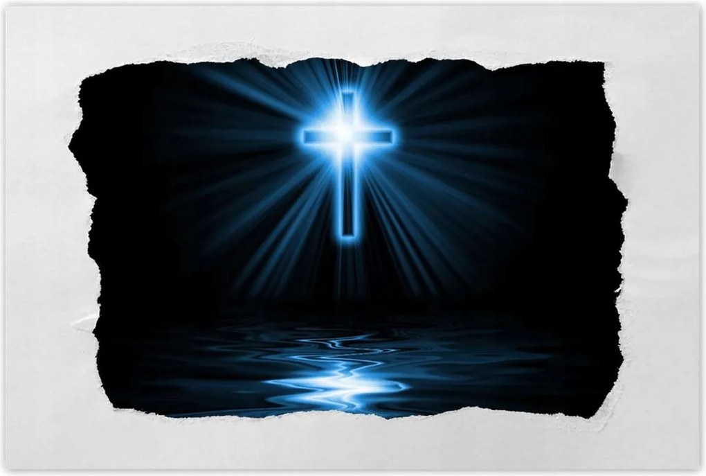 Poszterek 90x60 Kereszt Jézus Mennyország