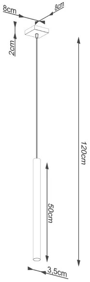 Brilagi - LED Csillár zsinóron DRIFA 1xG9/4W/230V beton