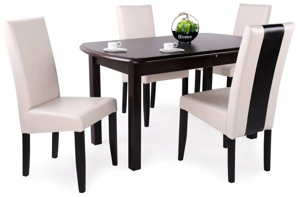 Dante asztal Berta Mix székekkel | 4 személyes étkezőgarnitúra